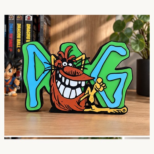 Pog schrift mit - 3d,